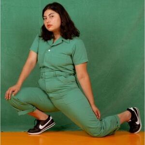 Big Bud Press Kelly Green Jumpsuit 3XL used